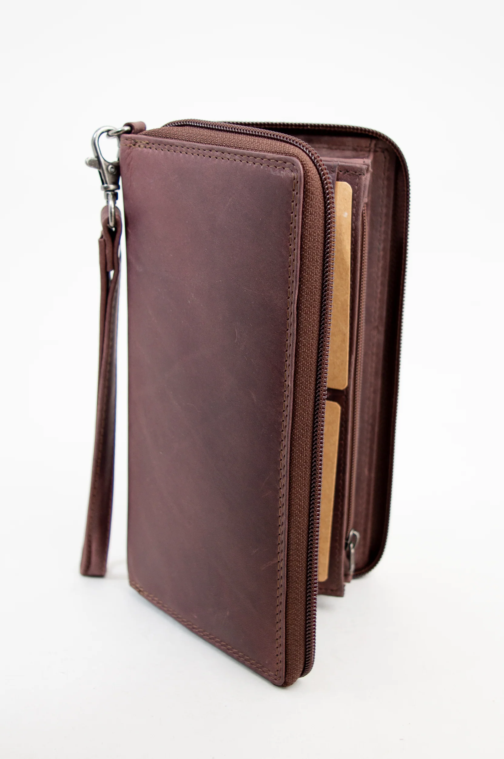 Adrian Klis 195 Wallet, Brown, Buffalo Leather - Image 5