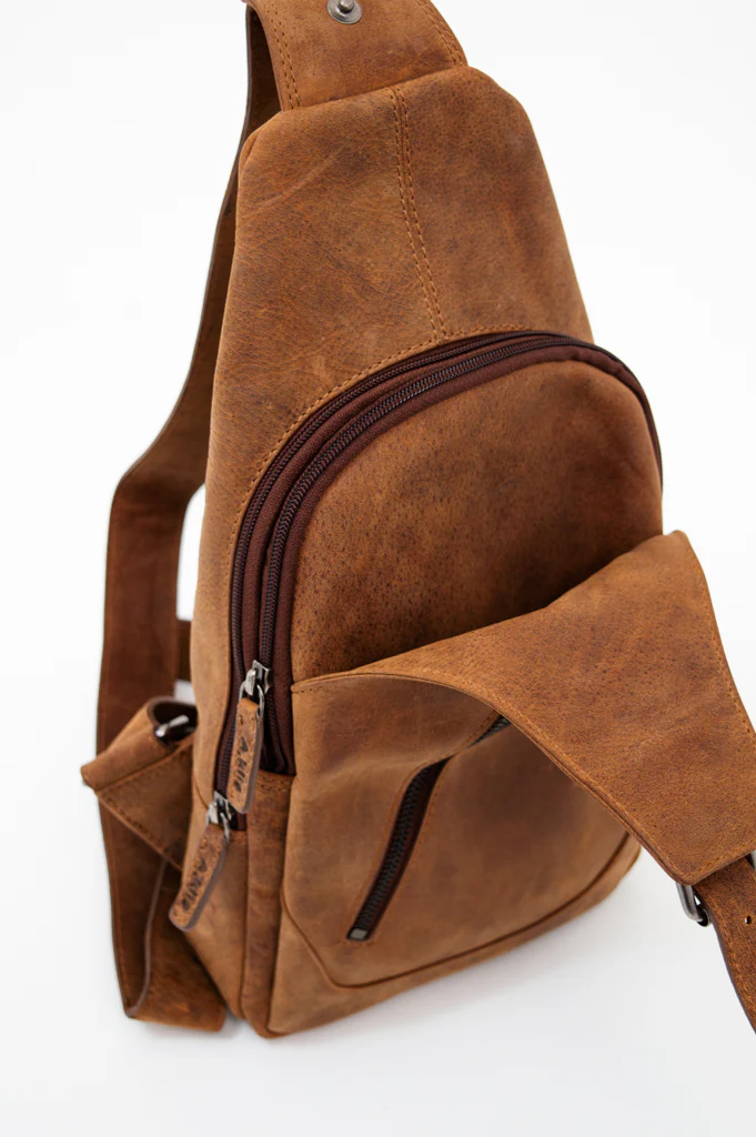 Adrian Klis 2854 Sling Bag, Buffalo Leather - Image 4