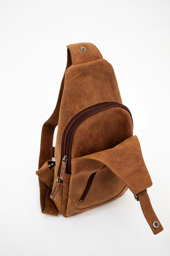 Adrian Klis 2854 Sling Bag, Buffalo Leather - Image 5