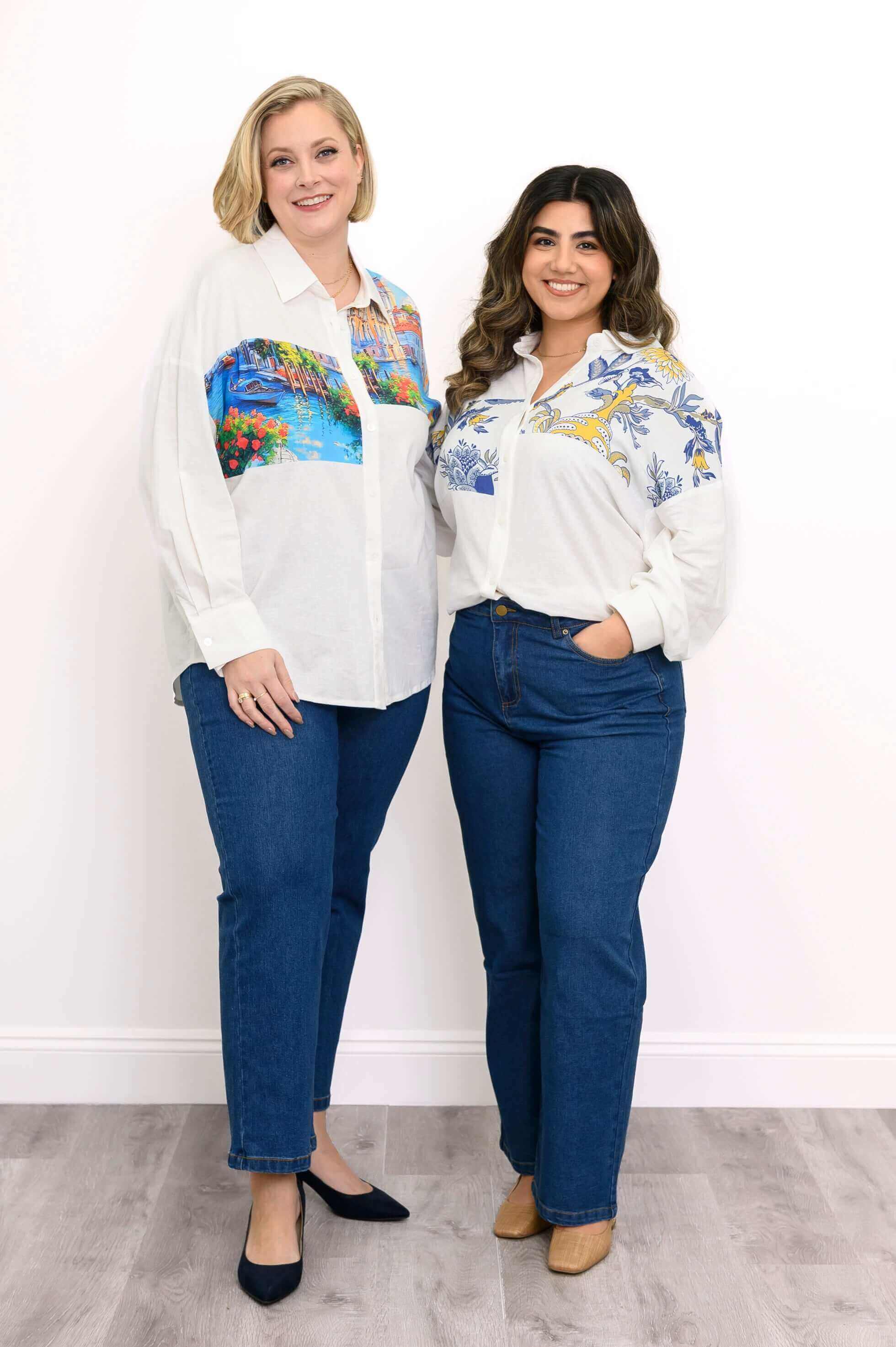 Alex Blouse, Venice, Linen Viscose - Image 5