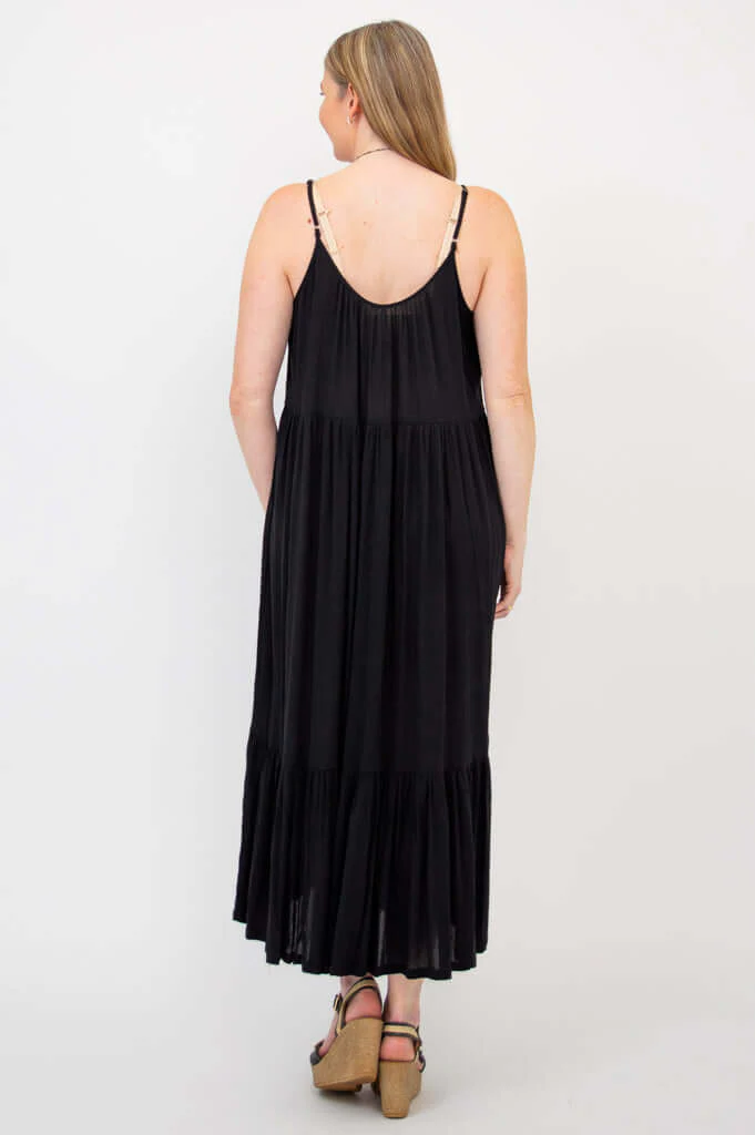 Boha Dress, Black - Image 4