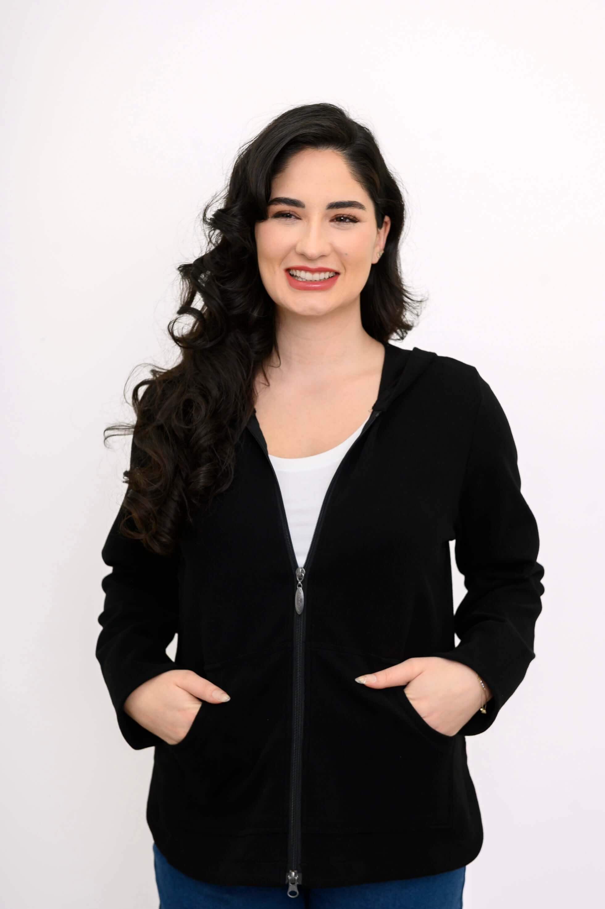 Bowen Jacket, Black, Cotton - Image 4