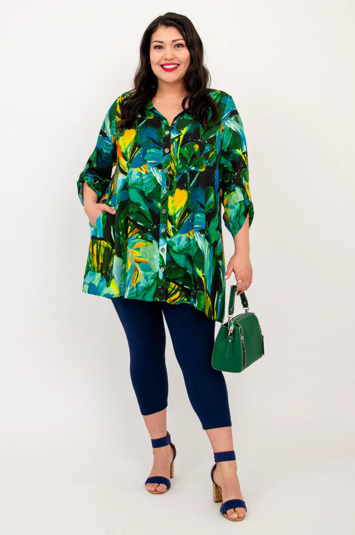 Celine Blouse, Greenroom, Linen Bamboo - Final sale - Image 3
