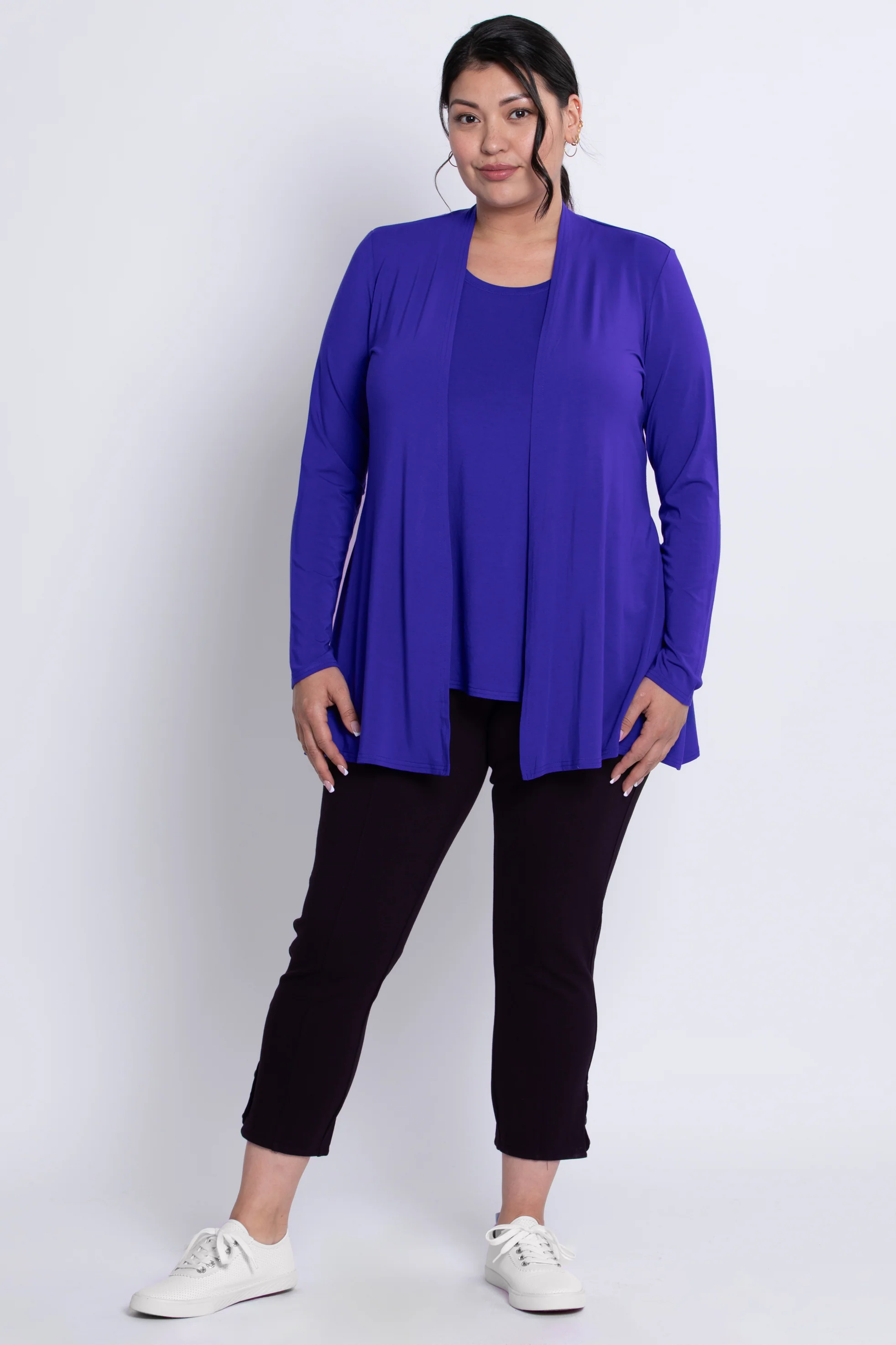 Chopra Jacket, Violet, Bamboo - Final Sale - Image 3