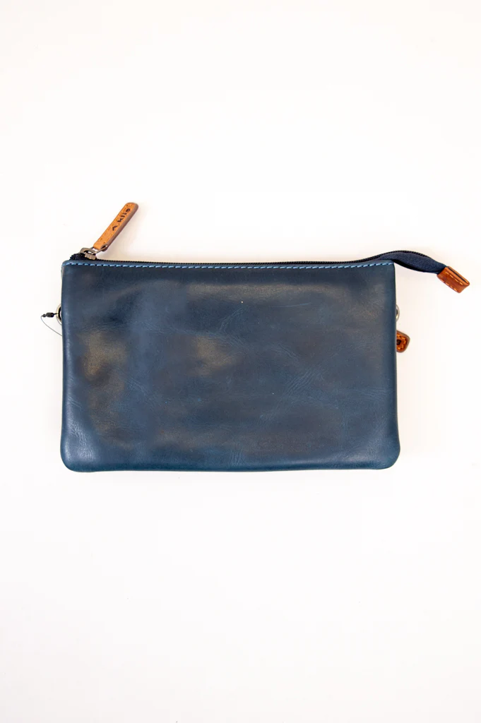 Adrian Klis 1544 Purse, Blue, Leather - Image 3