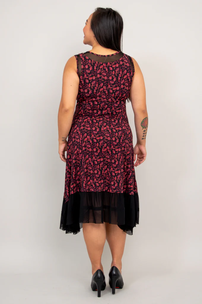 Danube Dress, Florid, Bamboo - Final Sale - Image 9