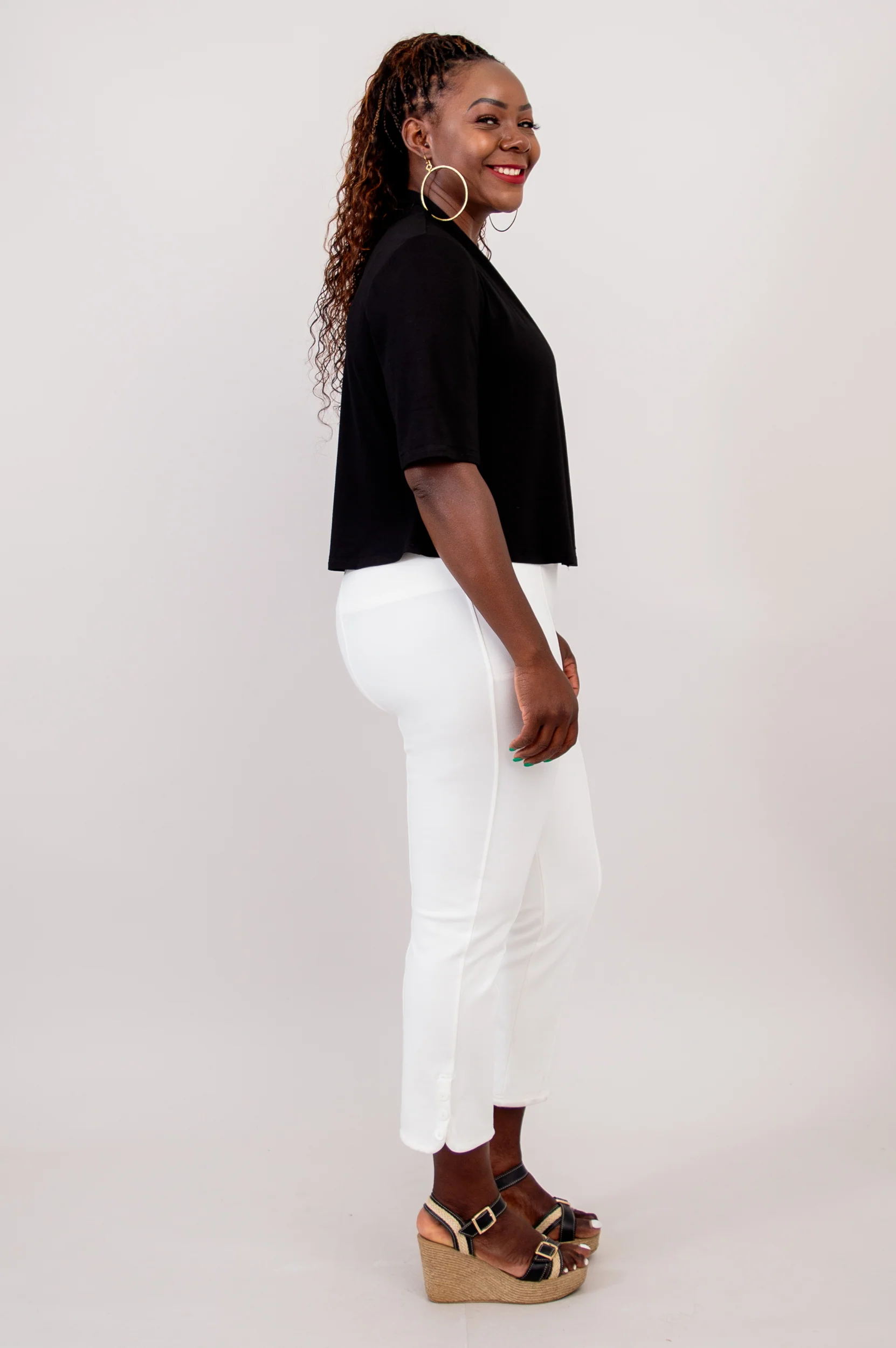 Doda Jacket, Black, Bamboo - Image 3
