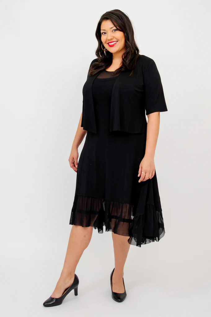 Doda Jacket, Black, Bamboo - Image 4