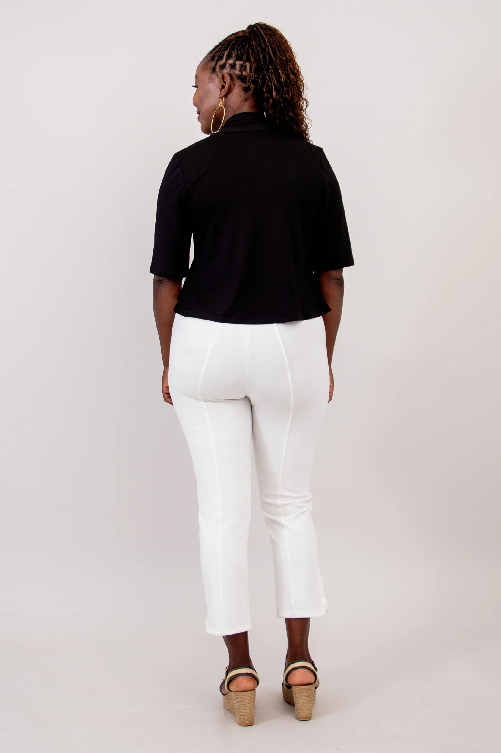 Doda Jacket, Black, Bamboo - Image 7