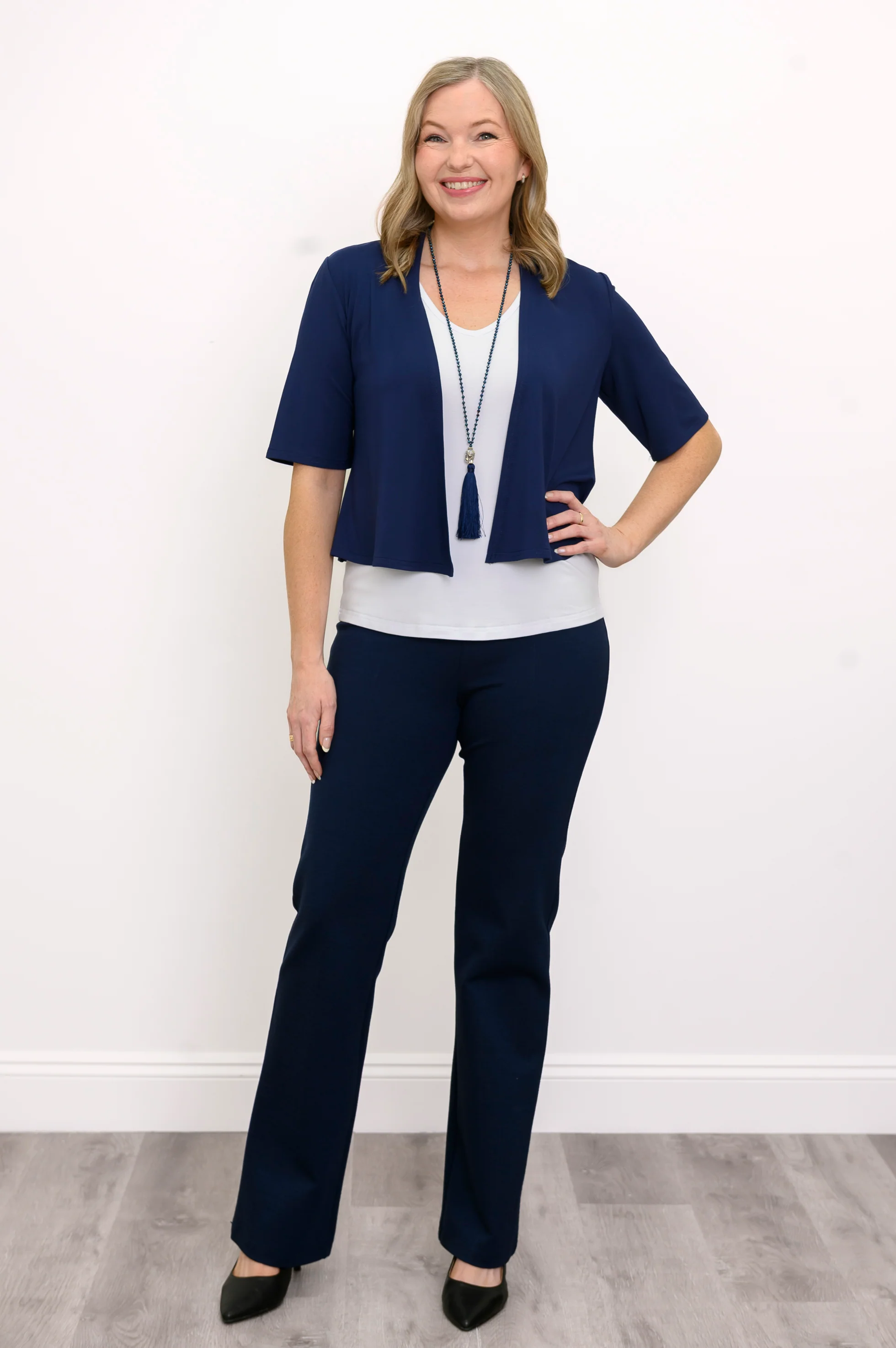 Doda Jacket, Indigo, Bamboo - Image 4