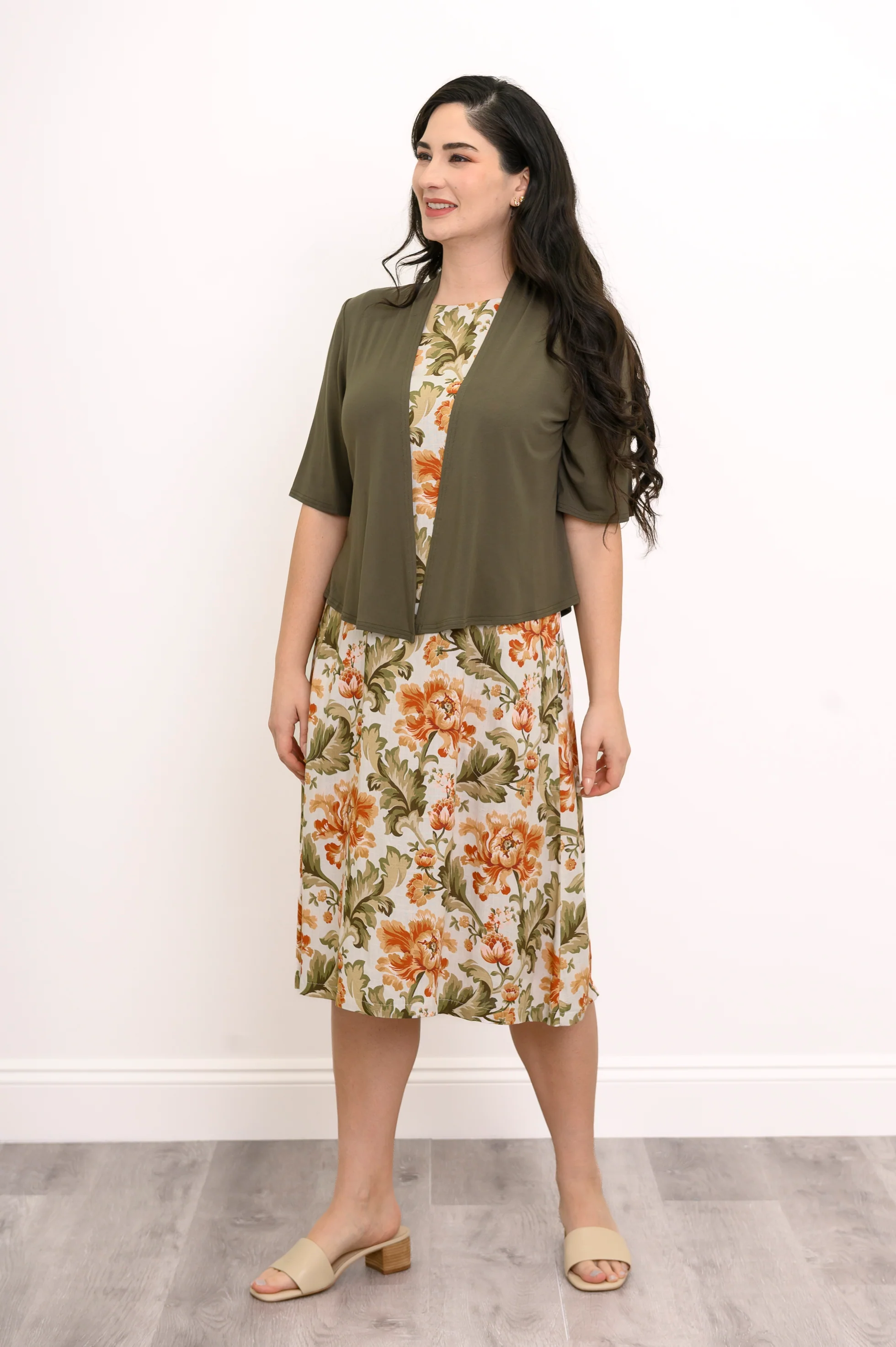 Doda Jacket, Khaki, Bamboo - Image 3