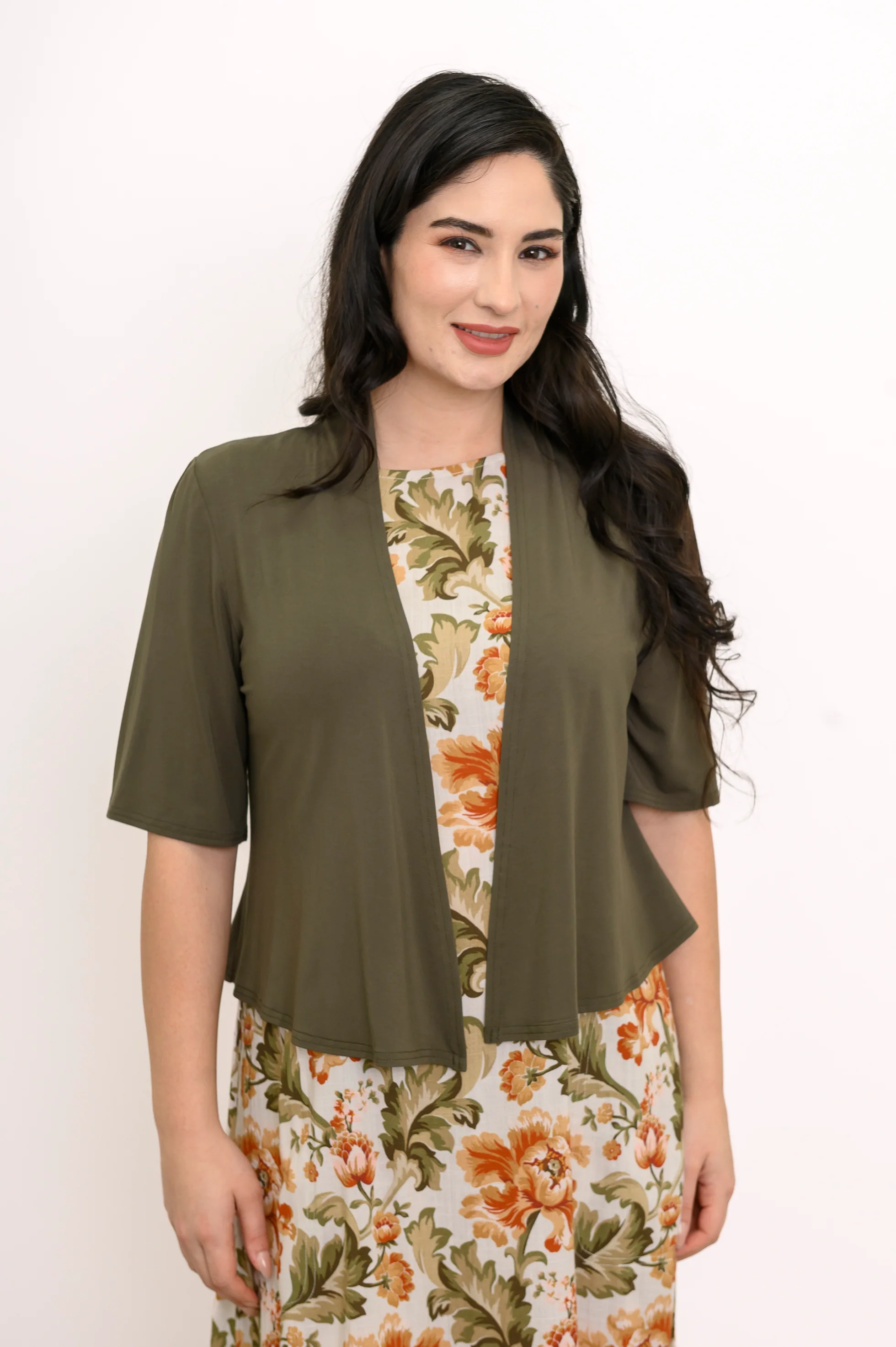 Doda Jacket, Khaki, Bamboo - Image 4