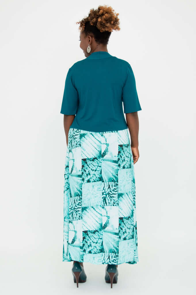 Doda Jacket, Teal, Bamboo - Image 5