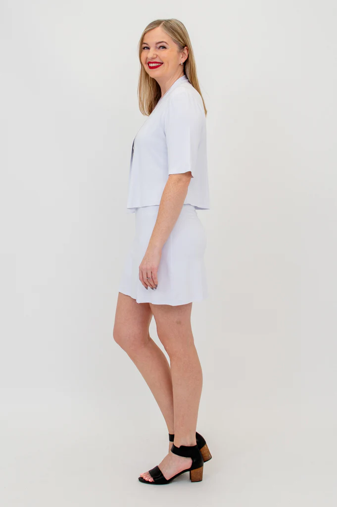Doda Jacket, White, Bamboo - Image 6