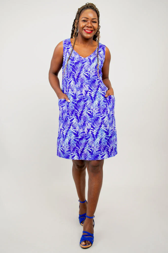 Felicia Dress, Palma, Linen Bamboo - Final Sale - Image 3