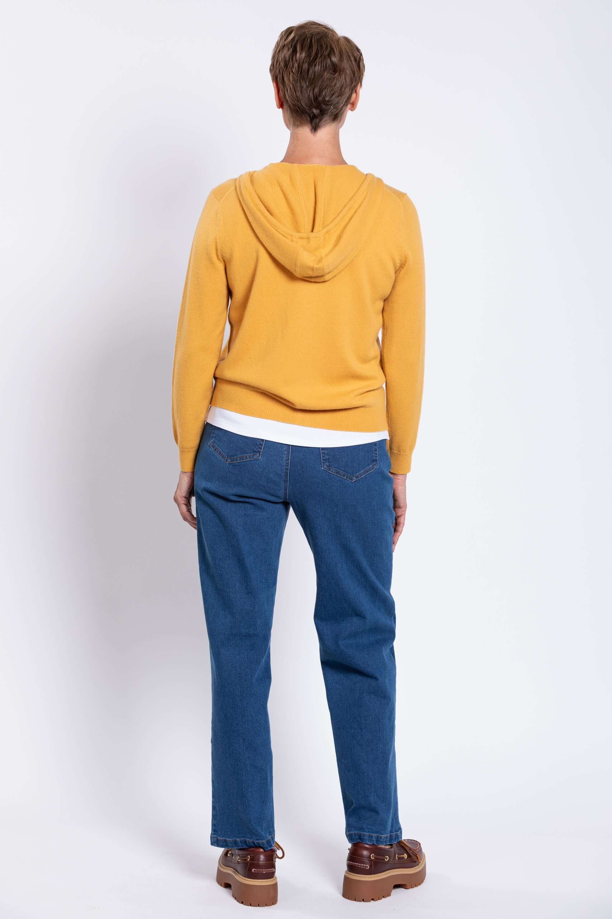 Finlay Sweater, Mustard, Wool Cashmere - Image 5