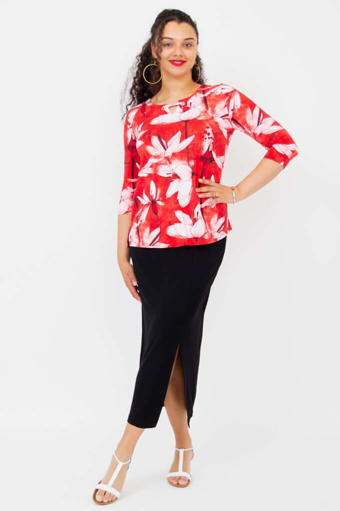 Gemi Top, Passion, Bamboo - Image 3
