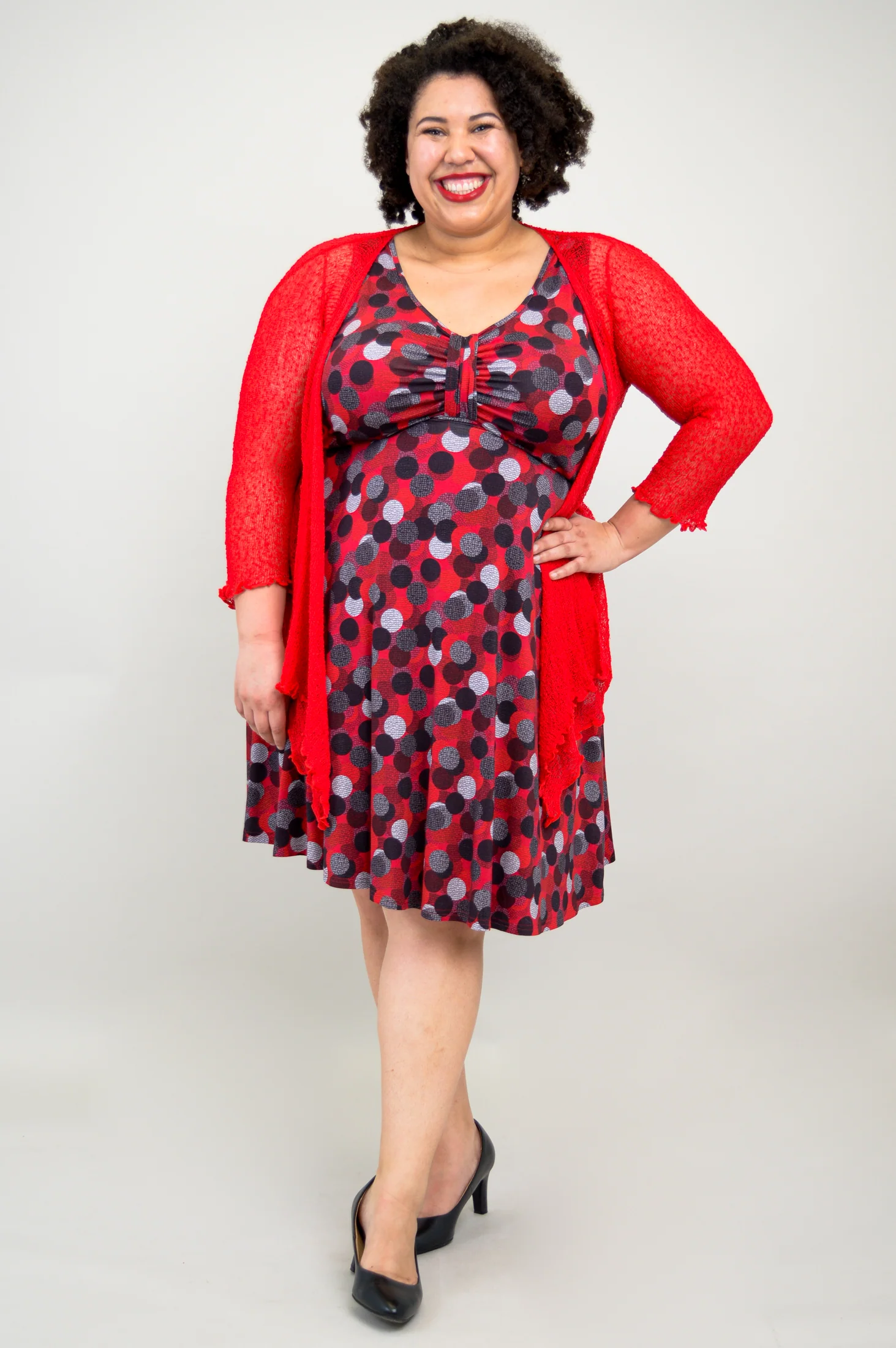 Genesis Dress, Polka Dance, Bamboo- Final Sale - Image 10