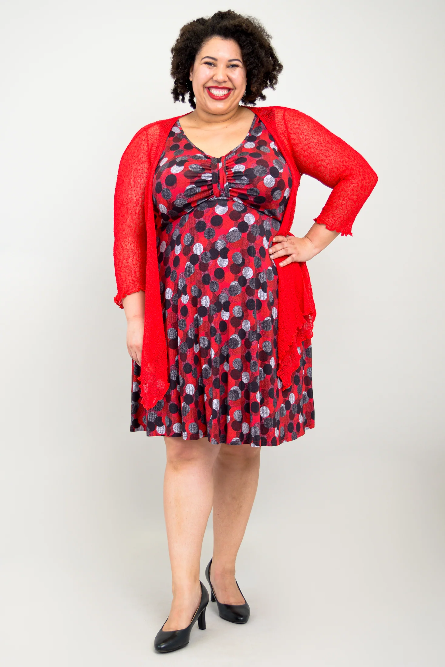 Genesis Dress, Polka Dance, Bamboo- Final Sale - Image 11