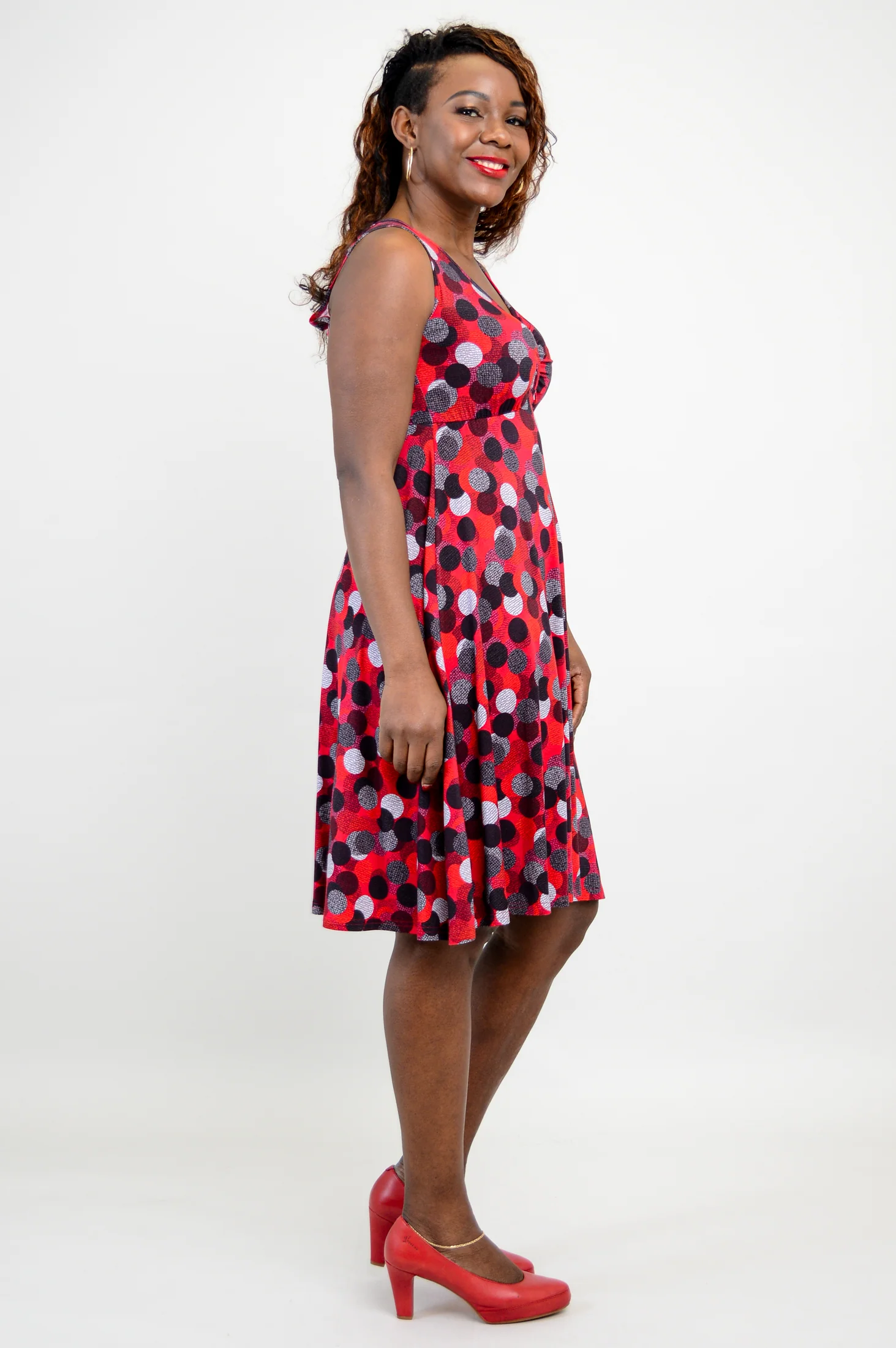 Genesis Dress, Polka Dance, Bamboo- Final Sale - Image 13