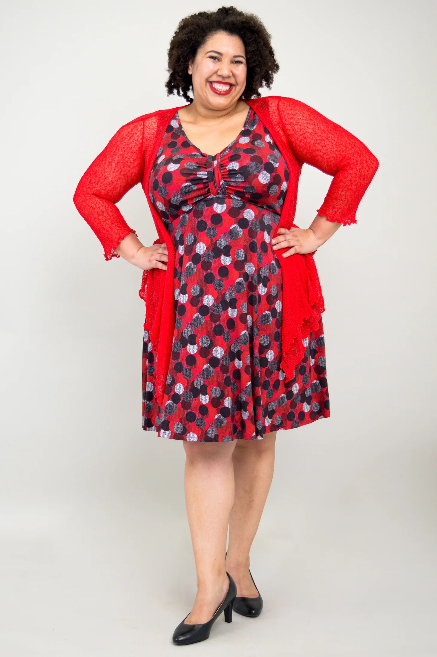 Genesis Dress, Polka Dance, Bamboo- Final Sale - Image 5
