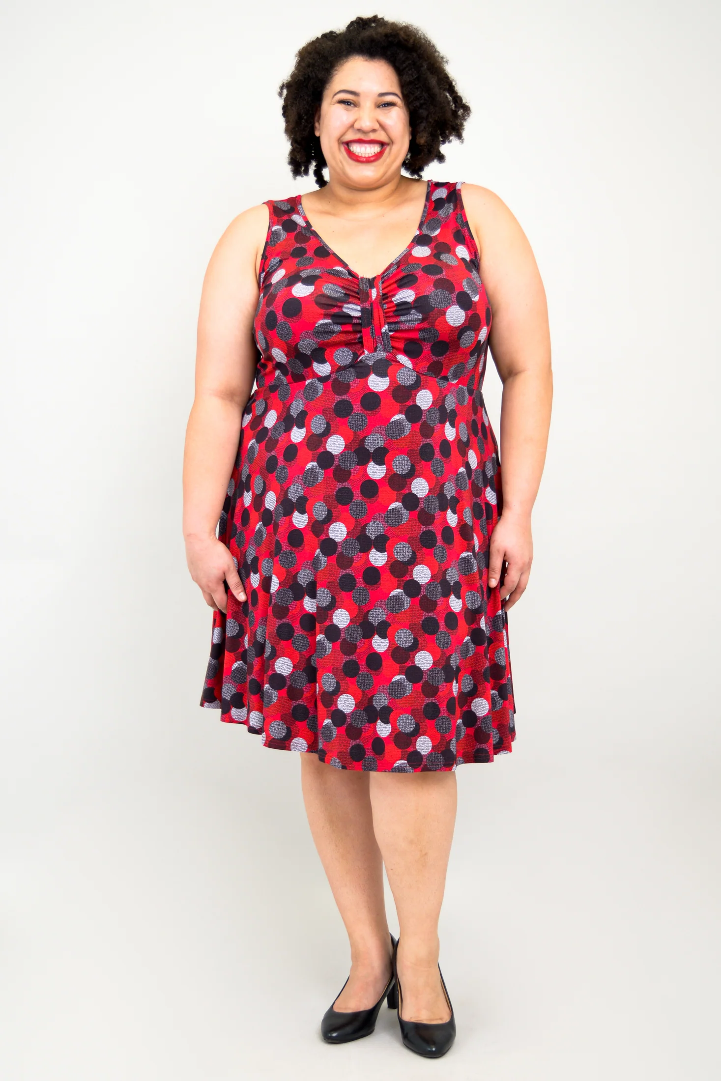 Genesis Dress, Polka Dance, Bamboo- Final Sale - Image 6