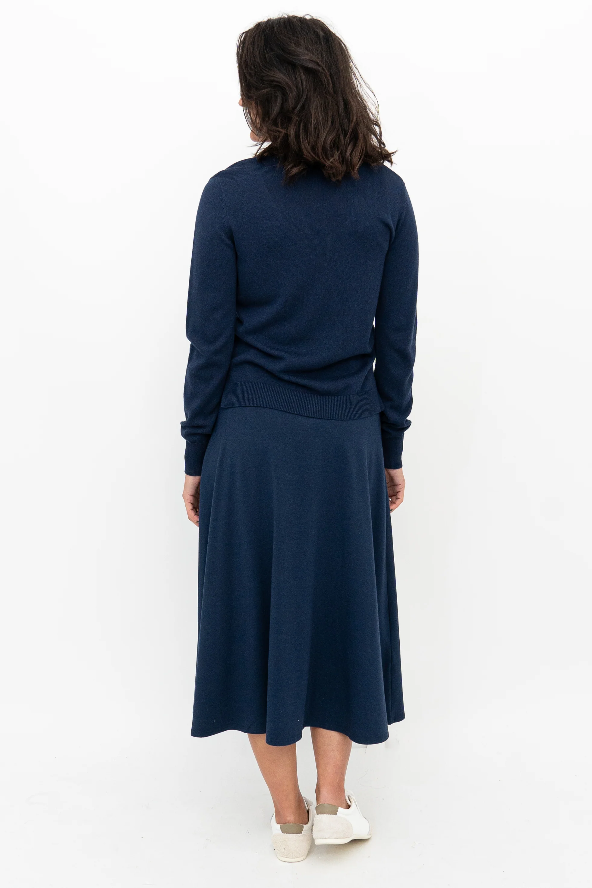 Gillian Skirt, Indigo, Bamboo - Image 6