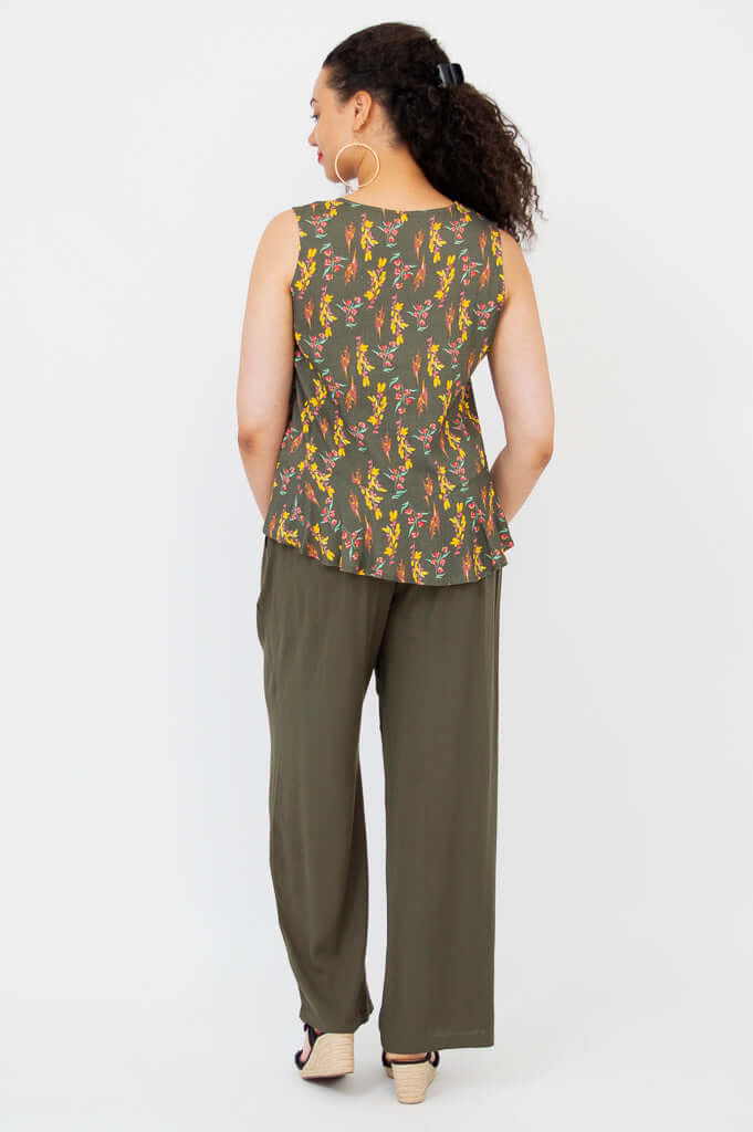 Ginny Tank, Wonder, Linen Bamboo - Image 4