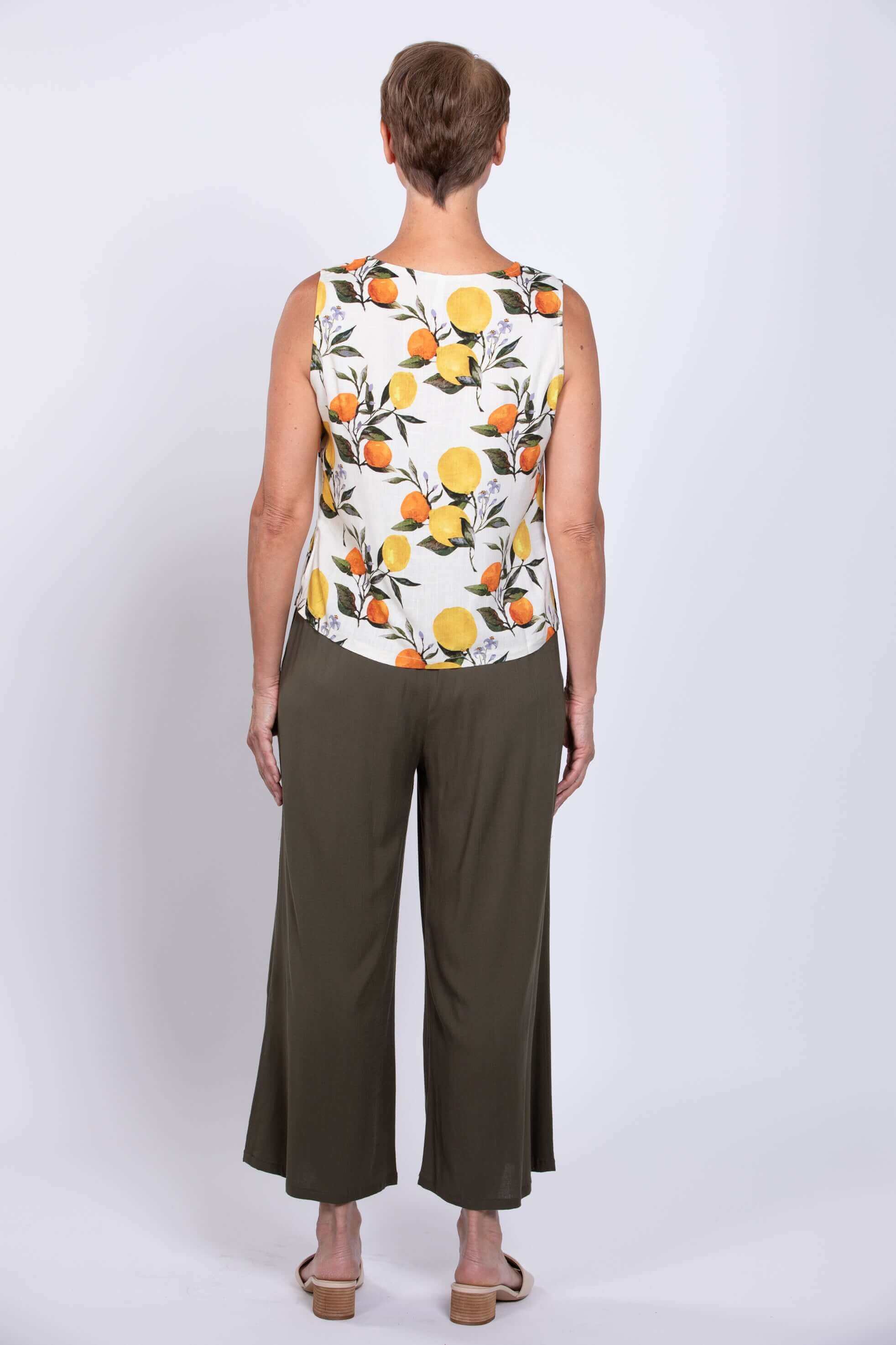 Havana Tank, Lemonade, Linen Bamboo - Image 5