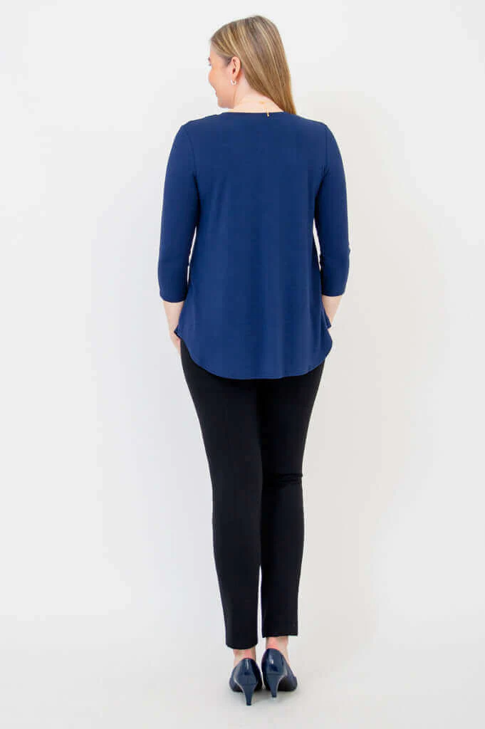 Jackie 3/4 Sleeve, Indigo, Bamboo - Image 7