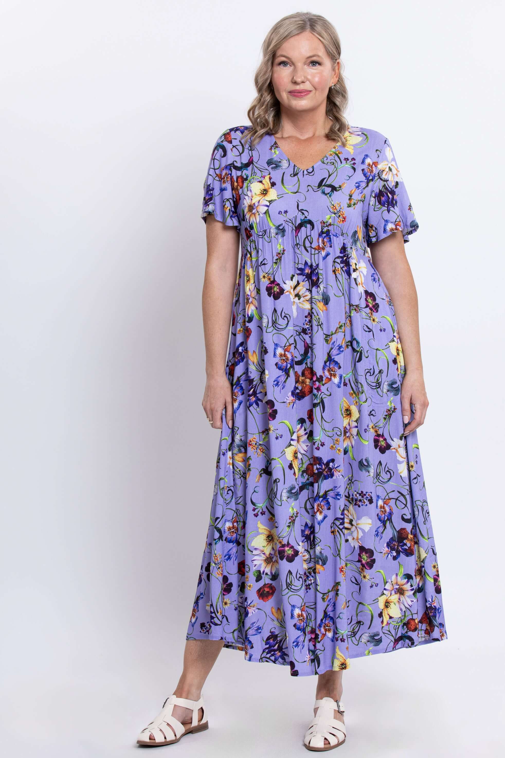 Jane Dress, Lovalie, Linen Bamboo - Image 3