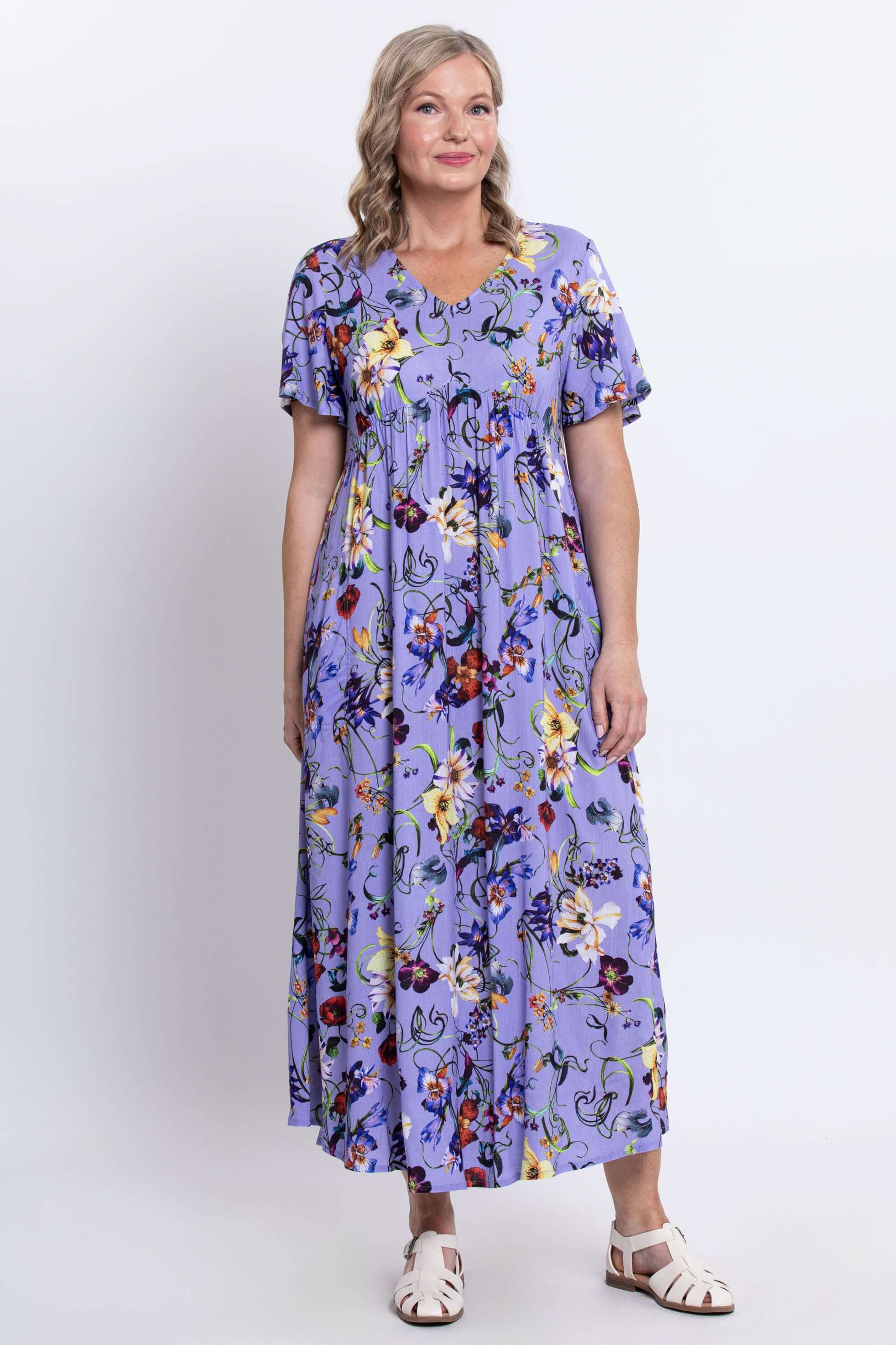Jane Dress, Lovalie, Linen Bamboo - Image 4