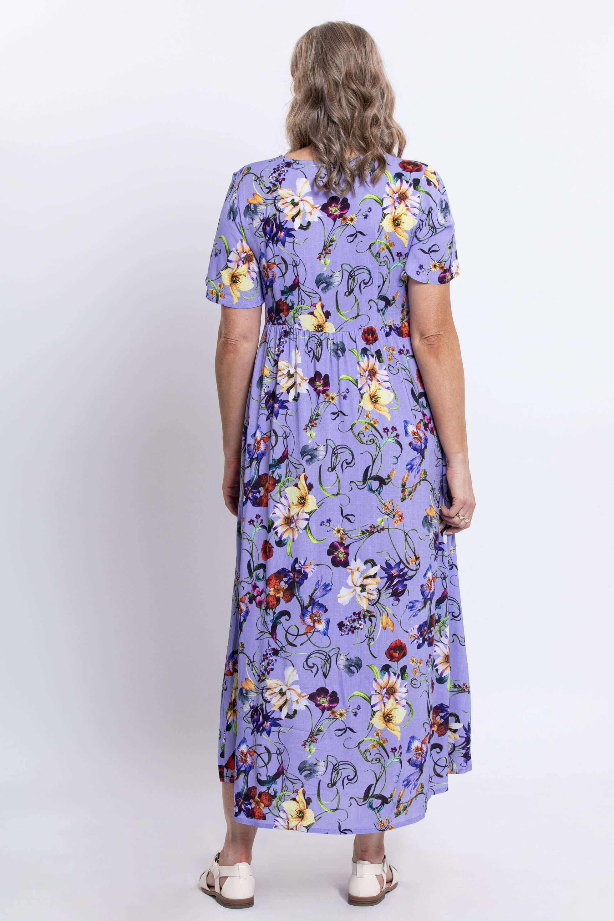 Jane Dress, Lovalie, Linen Bamboo - Image 5