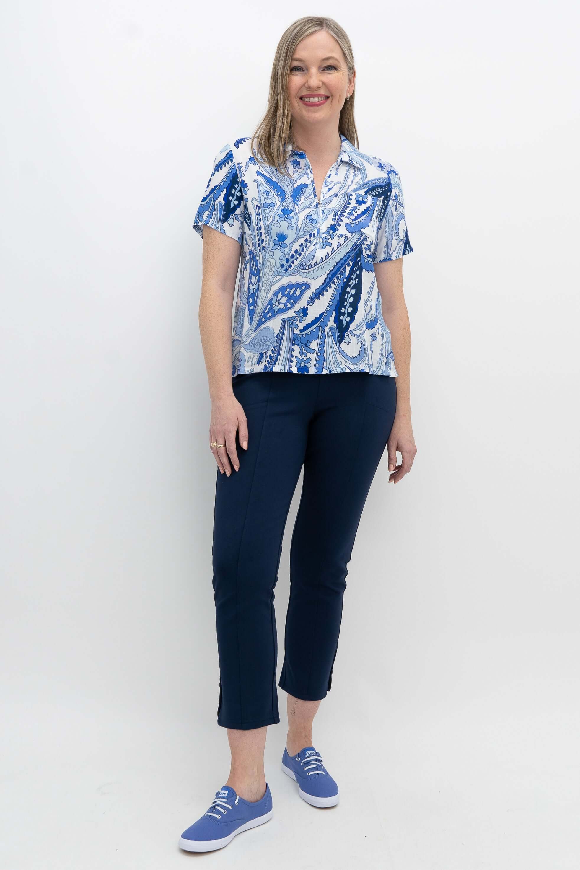 Lala Top, Radiant, Linen Bamboo - Image 2