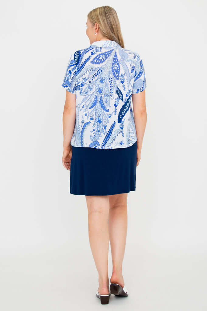Lala Top, Radiant, Linen Bamboo - Image 3