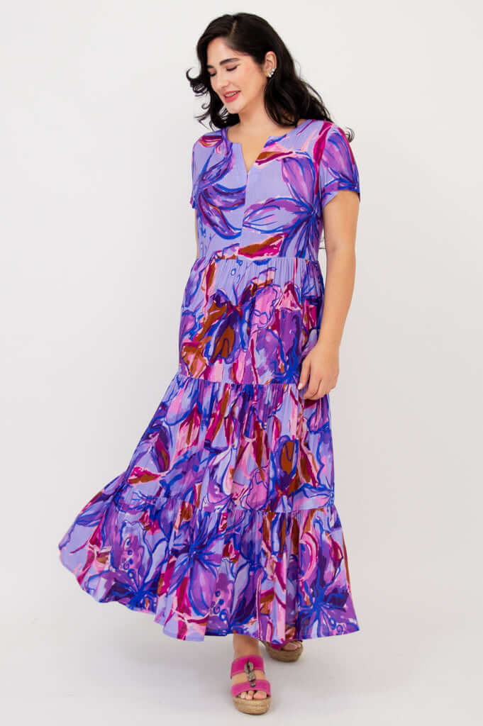 Laurita Dress, Lily Love, Linen Bamboo - Image 3