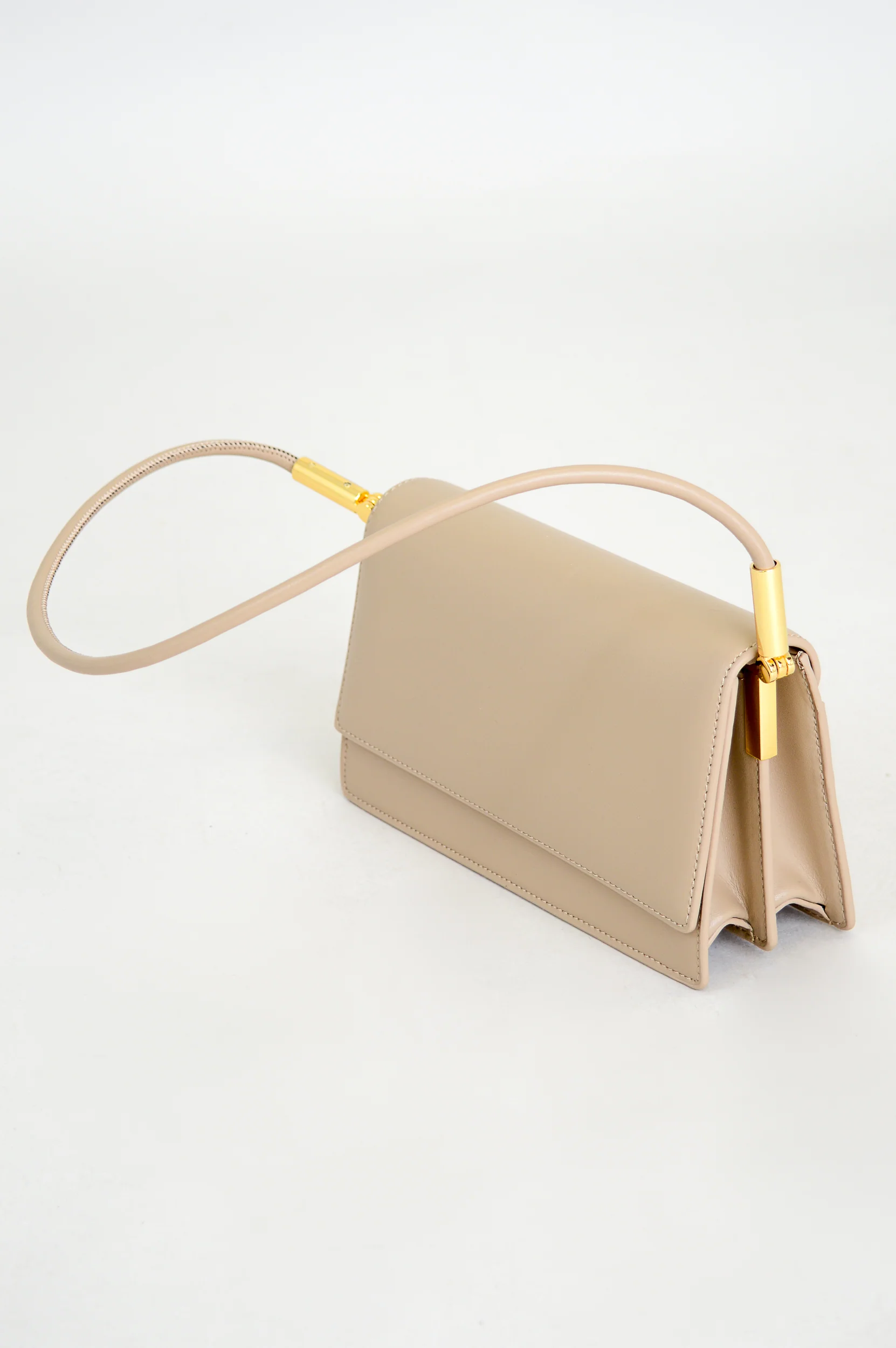 Lina Bag, Beige, Leather - Image 3