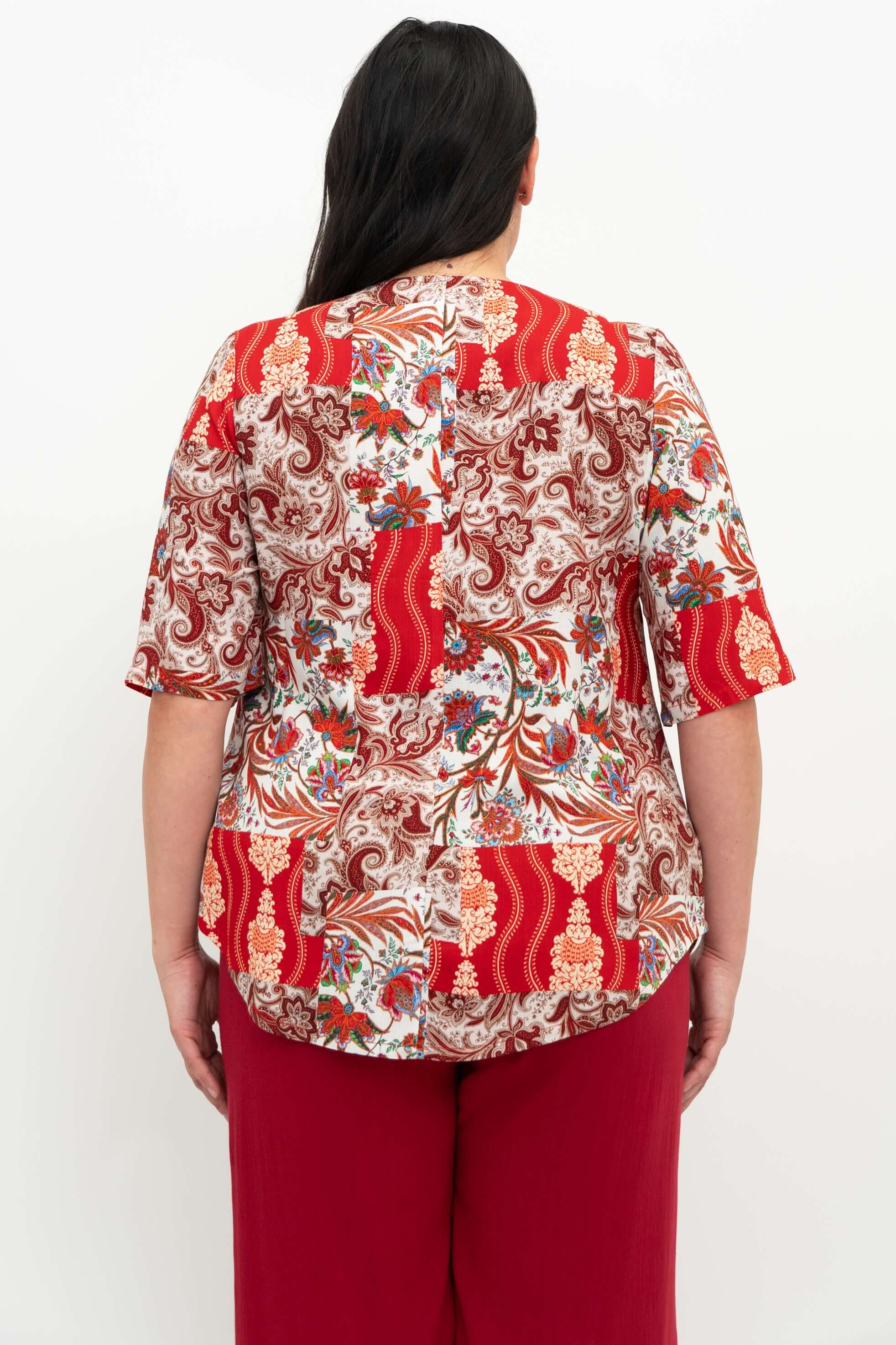 Liza Top, Charm, Linen Bamboo - Final Sale - Image 3