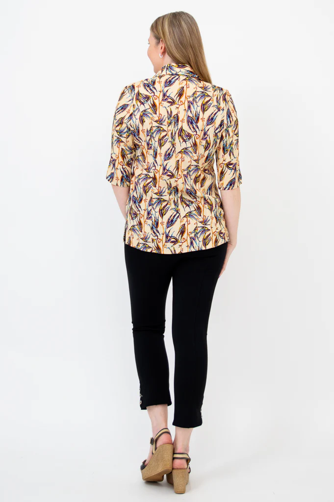 Lorine Blouse, Alma, Linen Bamboo - Final Sale - Image 5