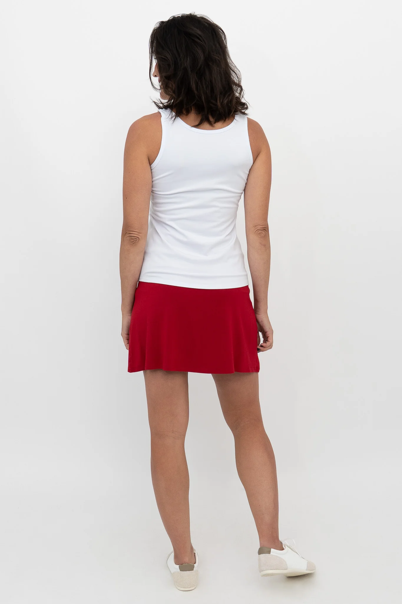 Melly Skort, Lipstick, Bamboo - Image 4