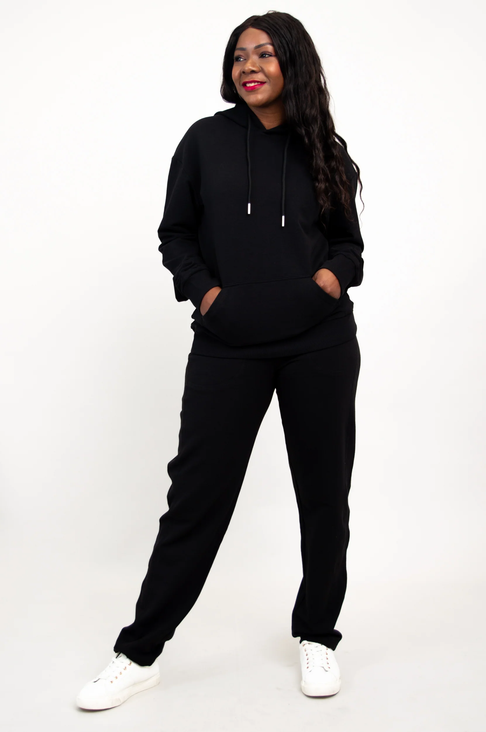 JoeJoe Hoodie, Black, Cotton - Image 13
