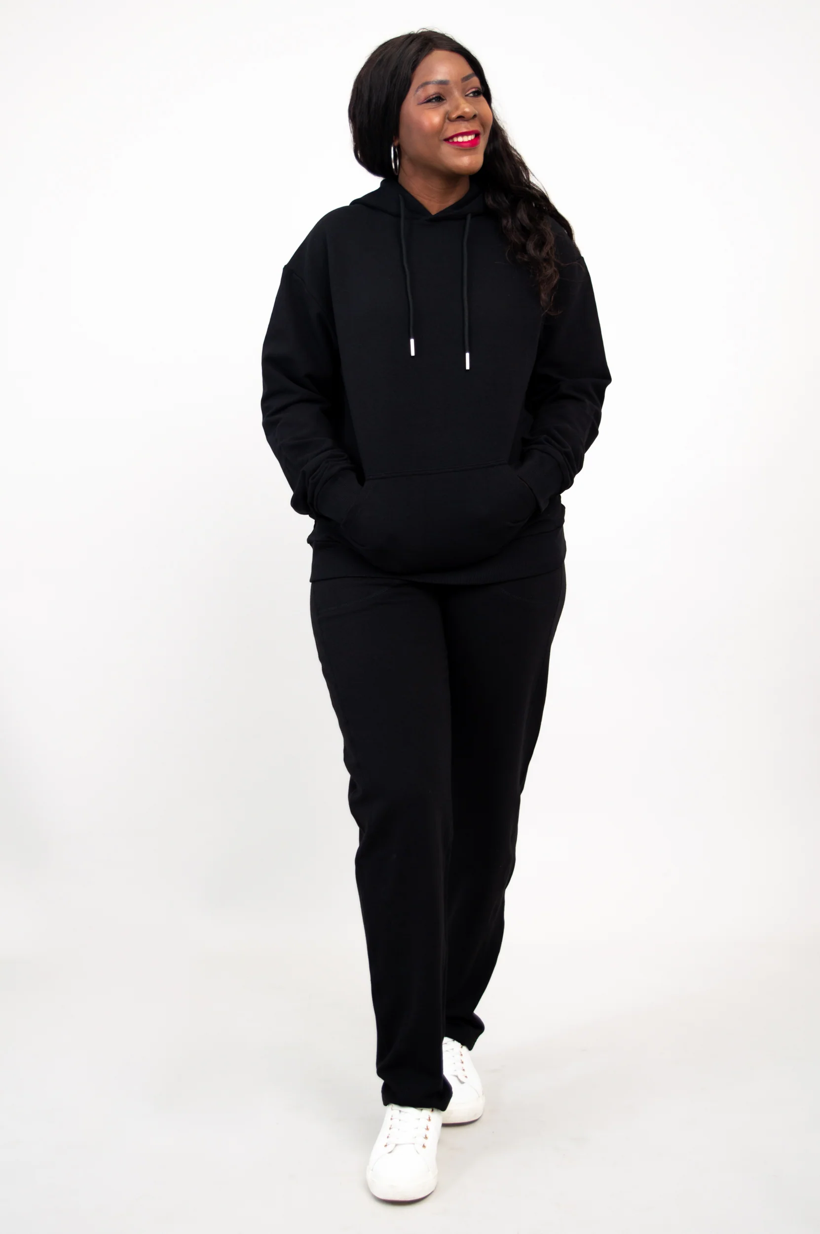 JoeJoe Hoodie, Black, Cotton - Image 14