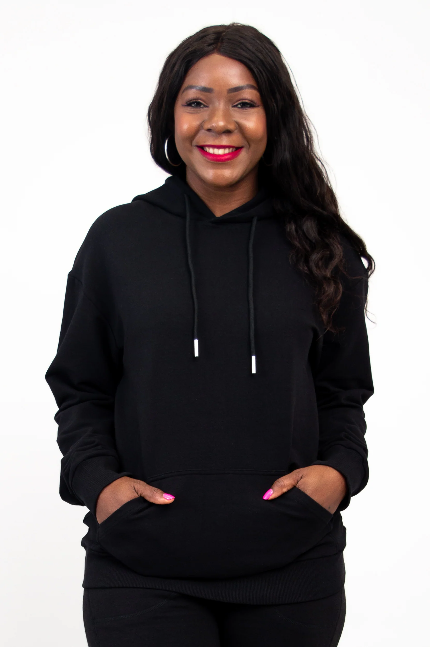 JoeJoe Hoodie, Black, Cotton - Image 3