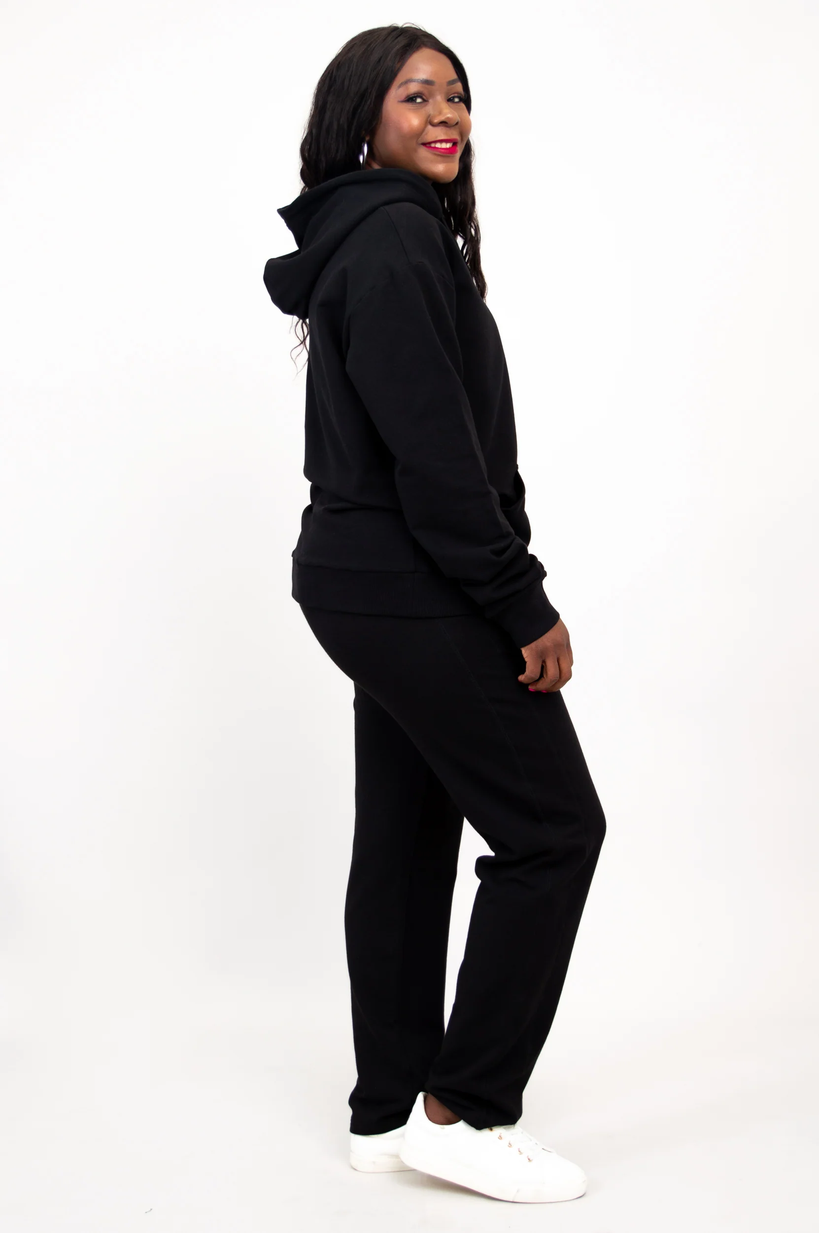 JoeJoe Hoodie, Black, Cotton - Image 7