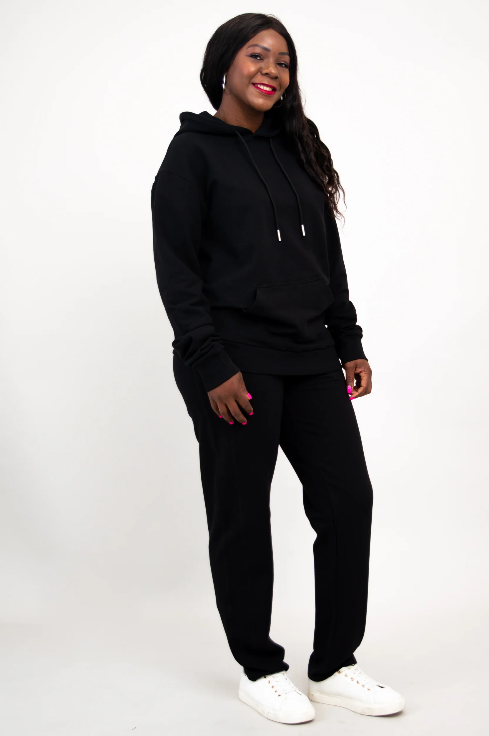 JoeJoe Hoodie, Black, Cotton - Image 8