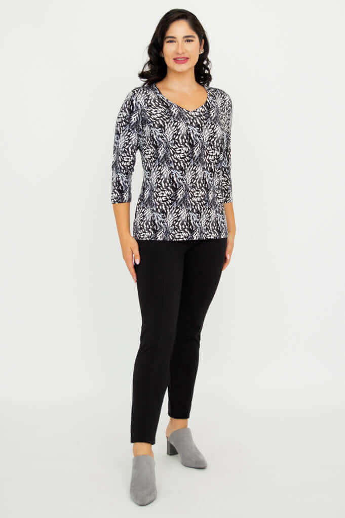 Mia Top, Film Noir, Bamboo - Final Sale - Image 2