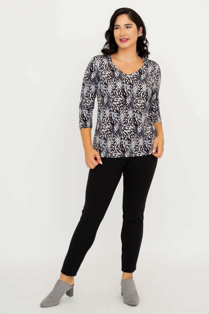Mia Top, Film Noir, Bamboo - Final Sale - Image 4