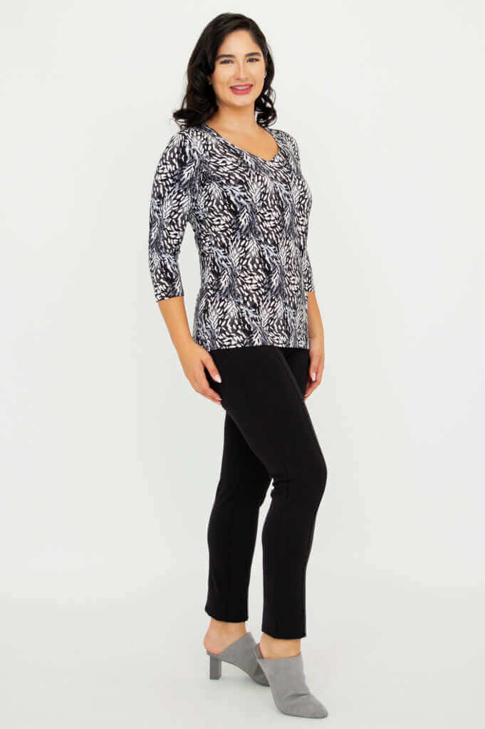 Mia Top, Film Noir, Bamboo - Final Sale - Image 5