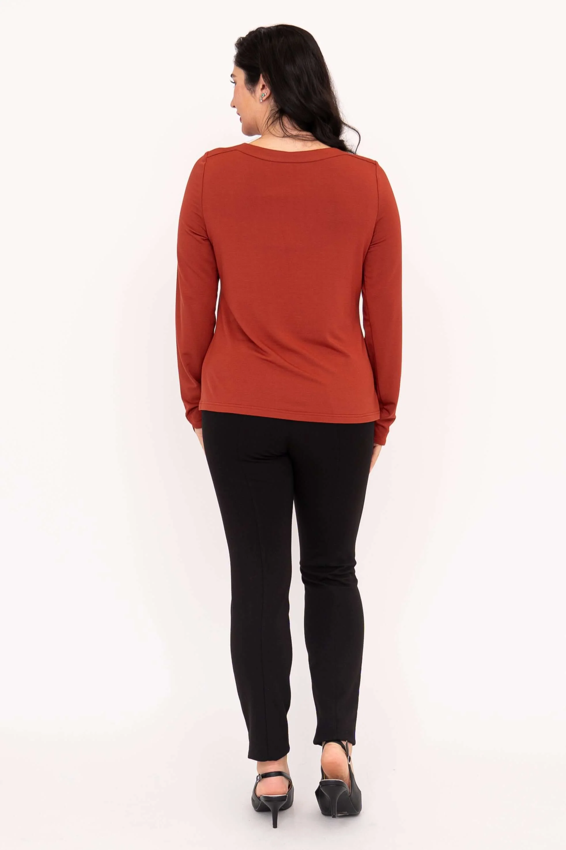 Mona Top, Cuprum, French Terry - Image 4