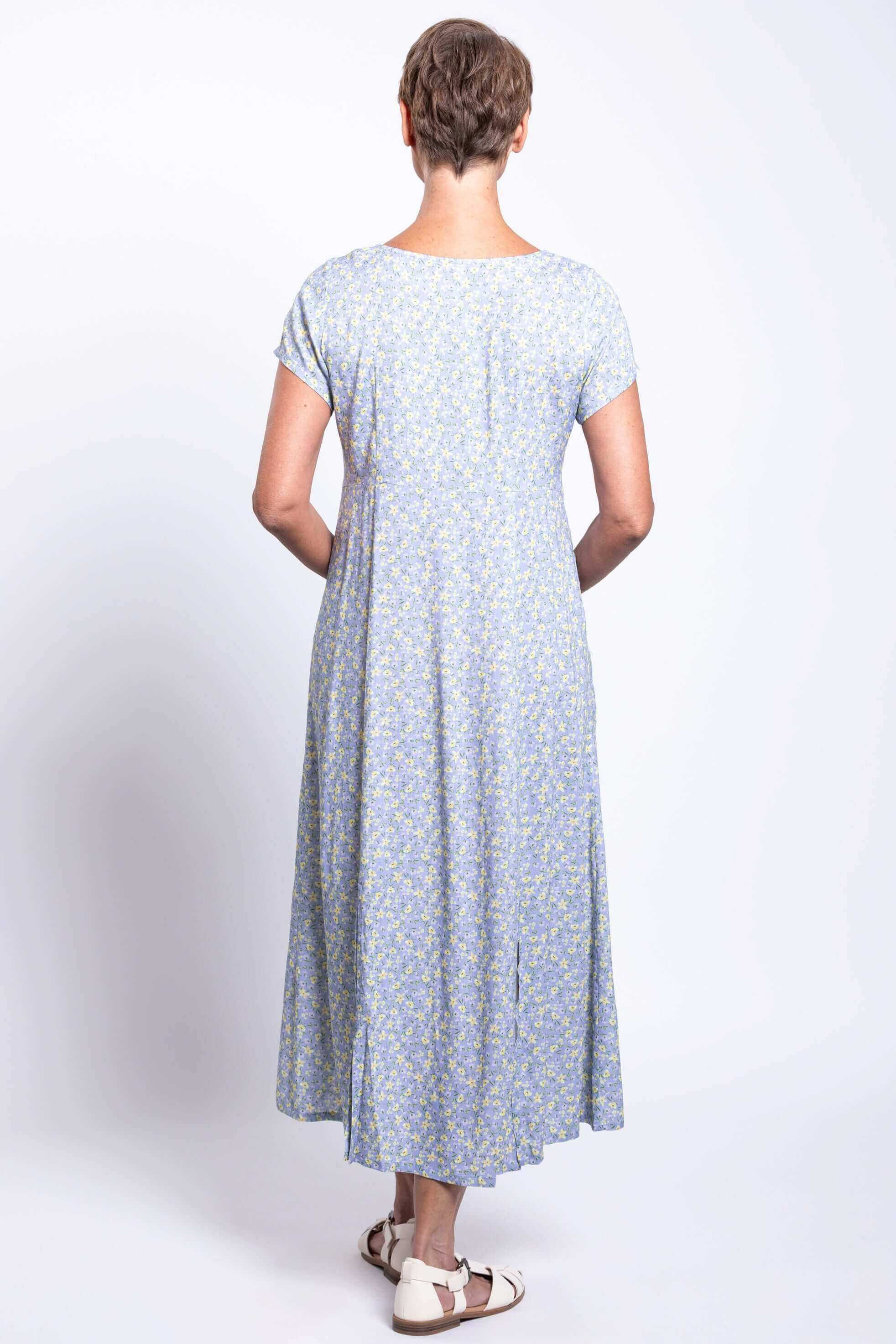 Morgan Dress, Sunshine Ditsy, Linen Bamboo - Image 4